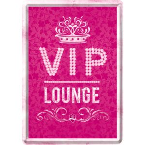 Nostalgic Art Plechová pohlednice - VIP Lounge (růžová)