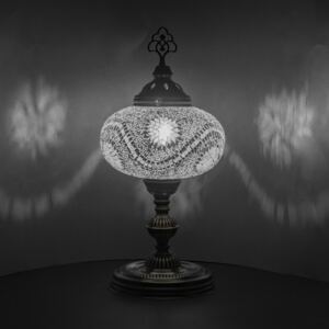 Krásy Orientu Orientální skleněná mozaiková lampa Miray - stolní