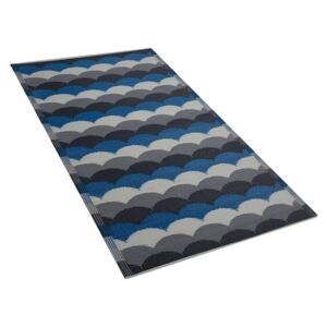 Venkovní koberec šedo-modrý 90x180 cm BELLARY