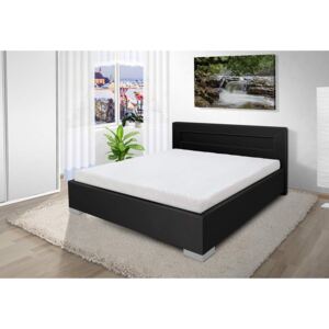 Luxusní postel Mia 180x200 cm Barva: eko černá