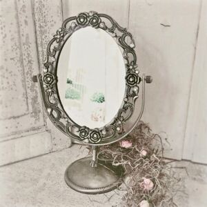 Kosmetické zrcadlo s dekorem - 27*20*11 cm