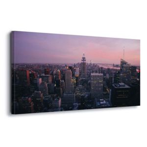 GLIX Obraz na plátně - Sunset In The City 60x40 cm