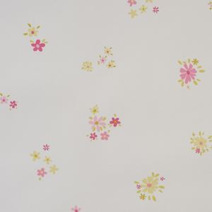 Papírová tapeta na zeď Caselio 62024070, kolekce GIRLS ONLY, materiál papír, styl moderní, dětský, květinový 0,53 x 10,05 m