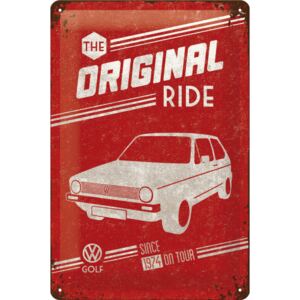 Nostalgic Art Plechová cedule - VW The Original Ride (Červená) 30x20 cm