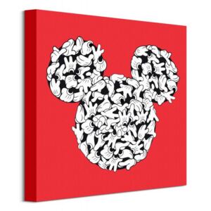 Obraz na plátně Disney Mickey Mouse Hands 40x40cm WDC101113