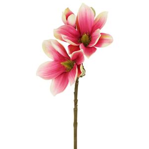 Autronic Umělá květina,magnolie barva růžová
