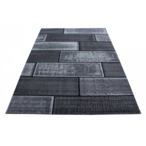 Vopi Kusový koberec Plus 8007 black 120 x 170 cm