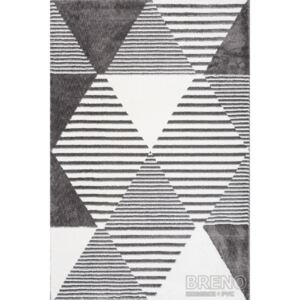 Moderní kusový koberec Creative 02GWG | šedo-bílý Typ: 70x140 cm
