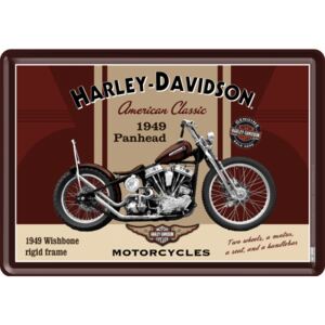 Nostalgic Art Plechová pohlednice - Harley-Davidson 1949 Panhead