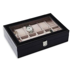 JK BOX SP-938/A25, Kazeta na hodinky hnědo-černá