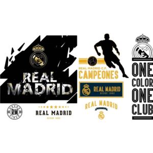 IMAGICOM Samolepka na zeď Logo FC Real Madrid 90x120 cm