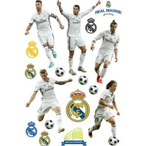 IMAGICOM Samolepky FC Real Madrid 3D III