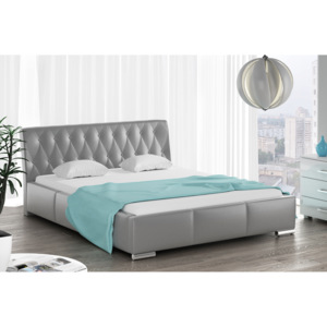 Čalouněná postel NYSA + matrace DE LUX, 200x200, madryt 120