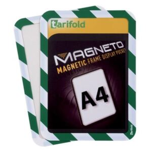 TARIFOLD Magnetická kapsa A4, 2ks, zeleno-bílá + Záruka 7 let