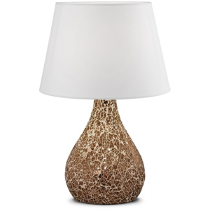 Designová stolní lampa 40W, bronz