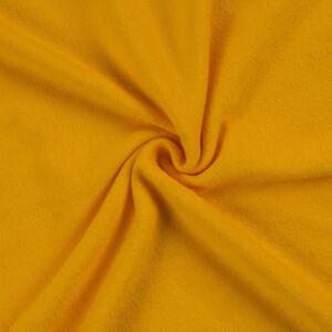 Froté prostěradlo (200 x 200 cm) - sytě žluté