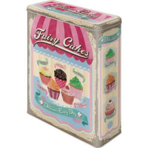 Nostalgic Art Plechová dóza XL - Fairy Cakes (Cup Cakes) 19x26x8 cm
