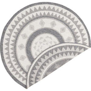 Bougari - Hanse Home koberce Kusový koberec Twin Supreme 103413 Jamaica grey creme Rozměry koberců: 140 cm kruh