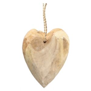 Dřevěné srdce L