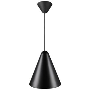 Minimalistické závěsné svítidlo NORDLUX Nono - Ø 235 x 248 x 3000 mm, E27, černá