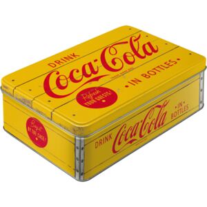 Nostalgic Art Plechová dóza - Coca-Cola (Žluté logo) 2,5l