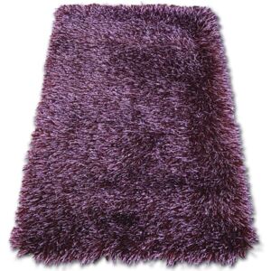 Kusový koberec LOVE SHAGGY světle fialový 60x110