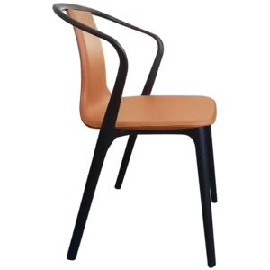 Výprodej Vitra designové židle Belleville Armchair (kůže Premium, koňak)