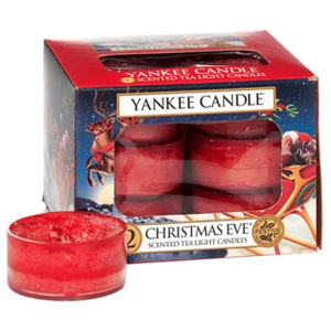 Sada 12 vonných svíček Yankee Candle Štědrý Večer, doba hoření 4 - 6 hodin