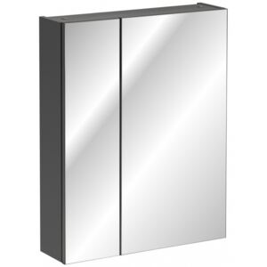 Hector Závěsná koupelnová skříňka Monaco se zrcadlem 60 cm šedá
