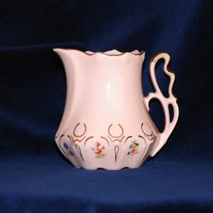 Růžový porcelán Mlékovka kávová 0,2 l, Lenka 247, Růžový porcelán z Chodova