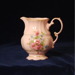 Růžový porcelán Mlékovka 200 ml, Leander, růžový porcelán