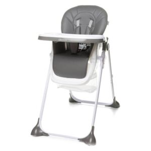 Jídelní židlička 4Baby Decco šedá 2021