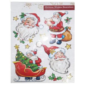 EmaHome - Vánoční nálepky do okna - Santa Claus