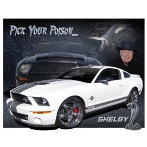 Plechová cedule Shelby Mustang - You Pick, (40 x 31,5 cm)