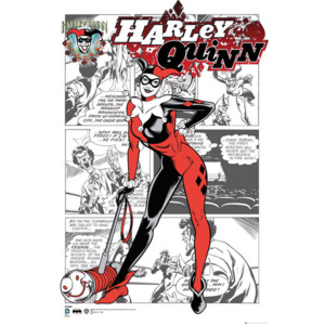 Plakát, Obraz - DC Comics - Harley Quinn Comic, (61 x 91,5 cm)
