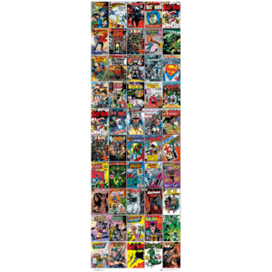 Plakát, Obraz - DC COMICS - covers, (53 x 158 cm)
