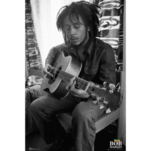 Plakát, Obraz - Bob Marley - Guitar, (61 x 91,5 cm)