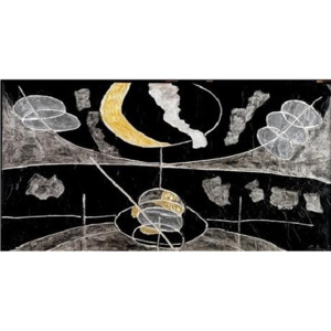 Obraz, Reprodukce - Satelity, A Silvia, (100 x 50 cm)