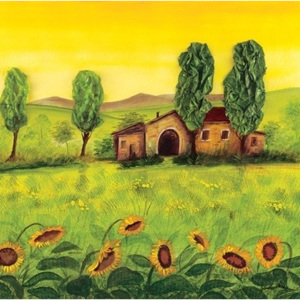 Obraz, Reprodukce - Farma Emilian, Maria Teresa Gianola, (70 x 70 cm)