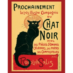 Plakát, Obraz - Le Chat noir, (40 x 50 cm)