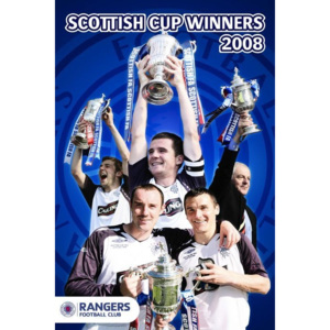 Plakát, Obraz - Rangers - cup winners 07/08, (61 x 91,5 cm)