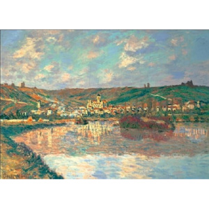 Obraz, Reprodukce - Vétheuil pozdě odpoledne, Claude Monet, (80 x 60 cm)