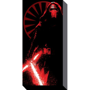 Obraz na plátně Star Wars VII: Síla se probouzí - Kylo Ren Paint, (50 x 100 cm)