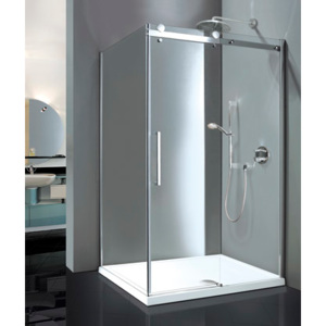 Aquatek TEKNO R33 Chrom Luxusní sprchová zástěna obdélníková 120x90cm, sklo 8mm