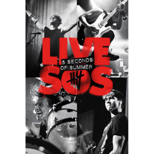 Plakát, Obraz - 5 Seconds of Summer - Live SOS, (61 x 91,5 cm)