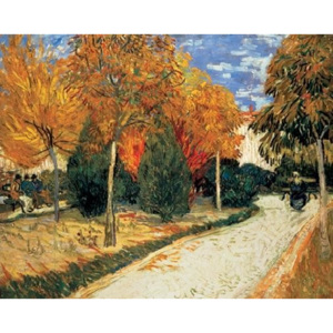 Obraz, Reprodukce - Podzimní zahrada, Vincent van Gogh, (80 x 60 cm)
