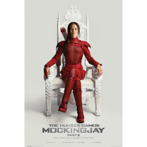Plakát, Obraz - Hunger Games: Síla vzdoru 2. část - Throne, (61 x 91,5 cm)