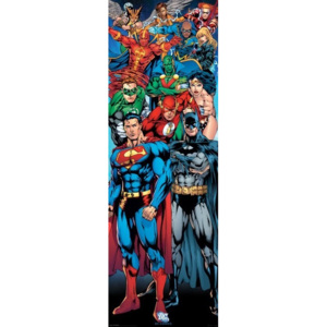 Plakát, Obraz - DC COMICS - justice league of america, (53 x 158 cm)