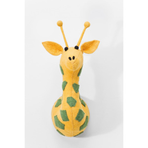 Nástěnná dekorace Felt Giraffe Head