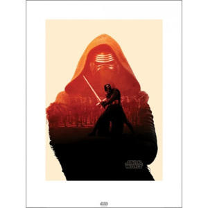Obraz, Reprodukce - Star Wars VII: Síla se probouzí - Kylo Ren Tri, (60 x 80 cm)